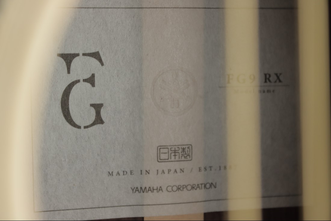 Yamaha FG9 RX