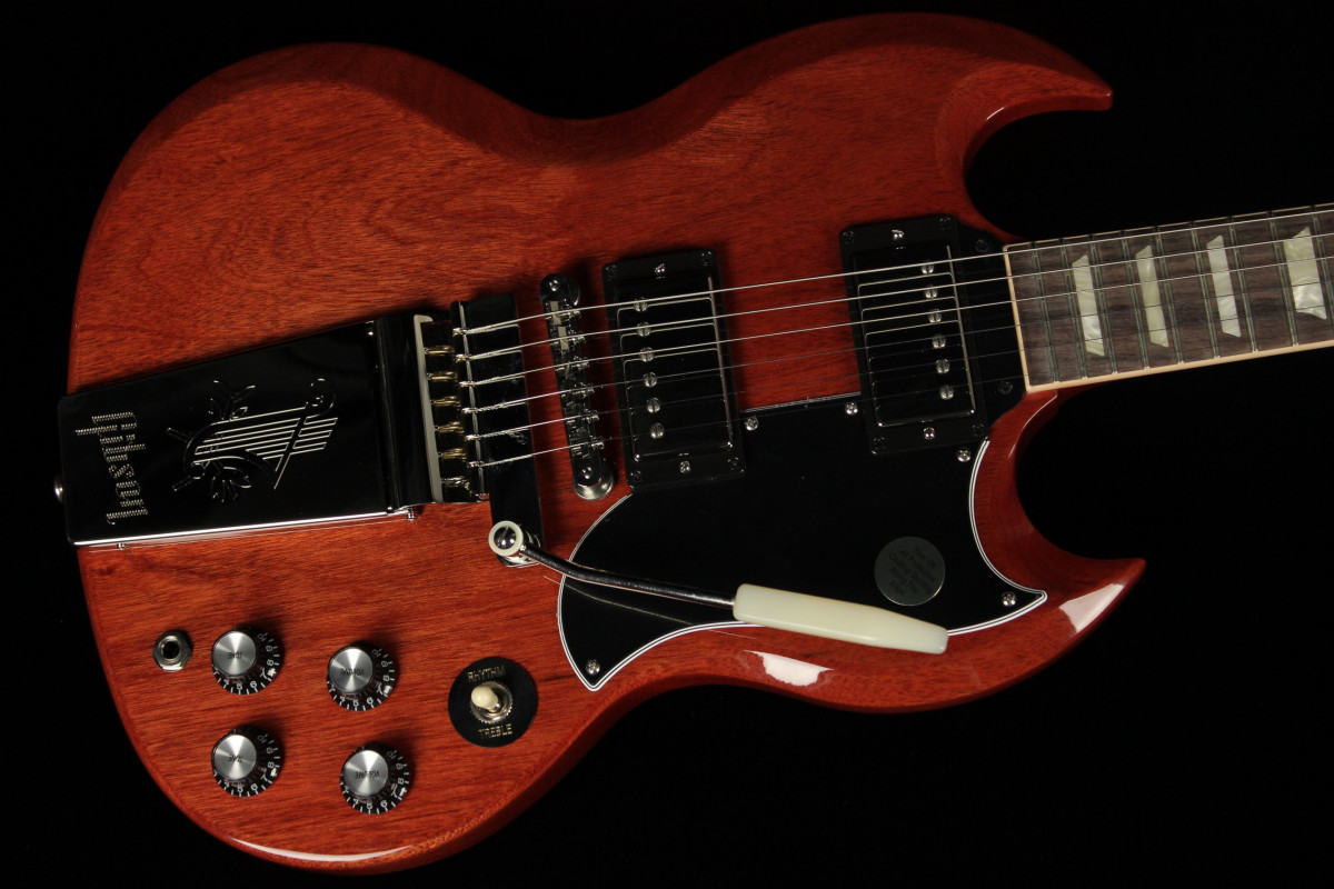 Gibson SG Standard '61 Maestro Vibrola Vintage Cherry Gino Guitars