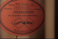 Epiphone 1942 Banner J-45 Reissue