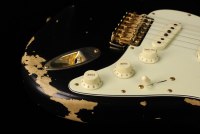 Fender Custom 1962 Stratocaster Heavy Relic - ABLK