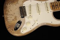 Fender Custom Limited Edition Red Hot Strat Super Heavy Relic - ADWB