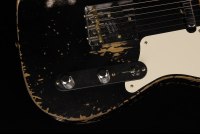 Fender Custom Limited Roasted Pine Double Esquire Super Heavy Relic - ABLK