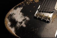 Fender Custom Limited Roasted Pine Double Esquire Super Heavy Relic - ABLK