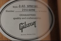 Gibson J-45 Special - WR