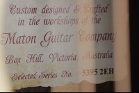 Maton EM100C 808 Messiah