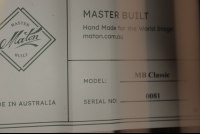 Maton Master Built Classic