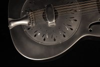 National Style O 14 Fret Raw Steel