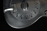 National Style O 14 Fret Raw Steel