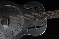 National Style O 14 Fret Raw Steel