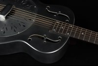 National Style O 14 Fret Raw Steel