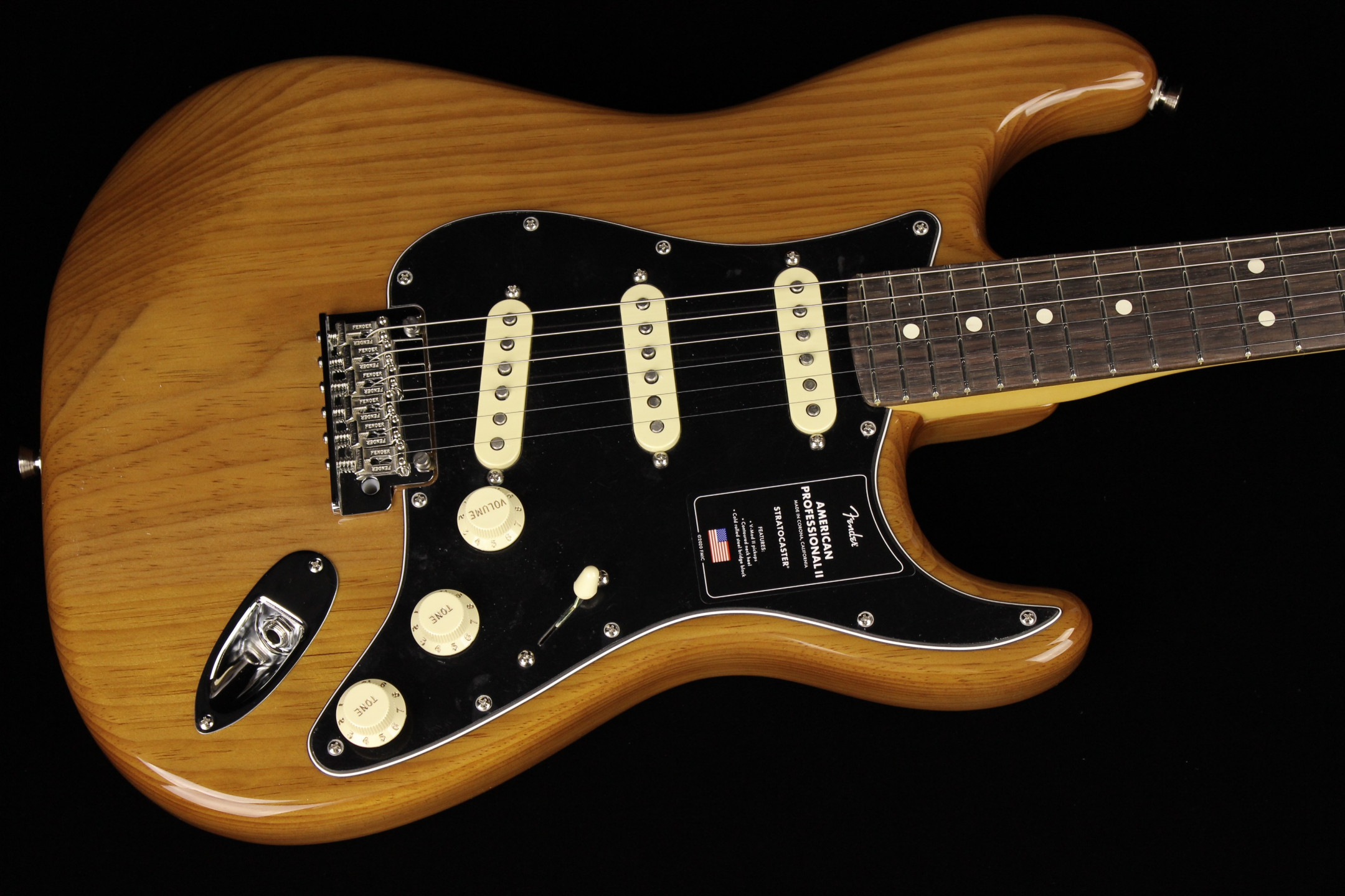 Fender American Professional II Stratocaster RW Roasted Pine « Guitare  électrique