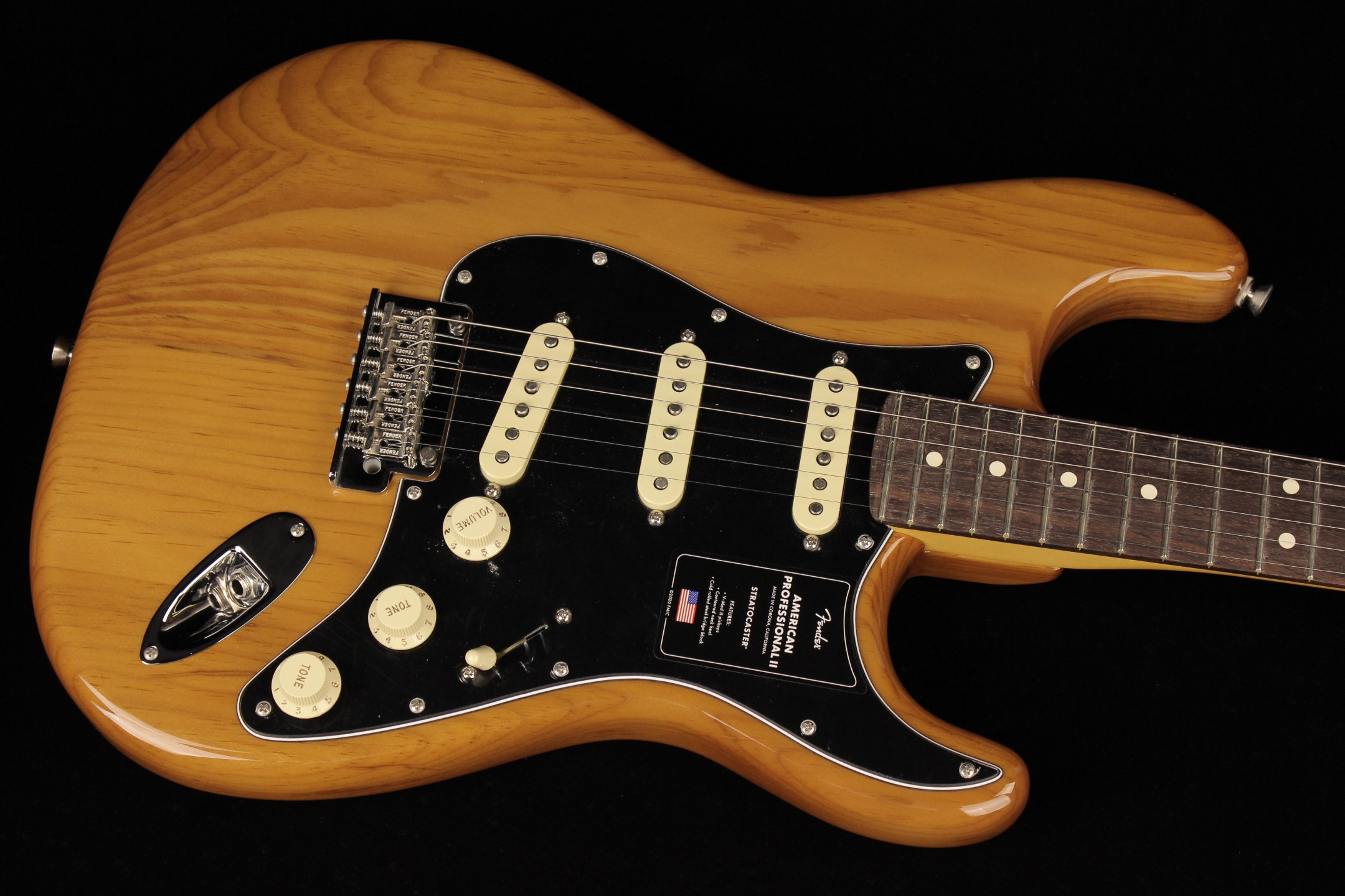 Fender American Professional II Stratocaster RW Roasted Pine « Guitare  électrique