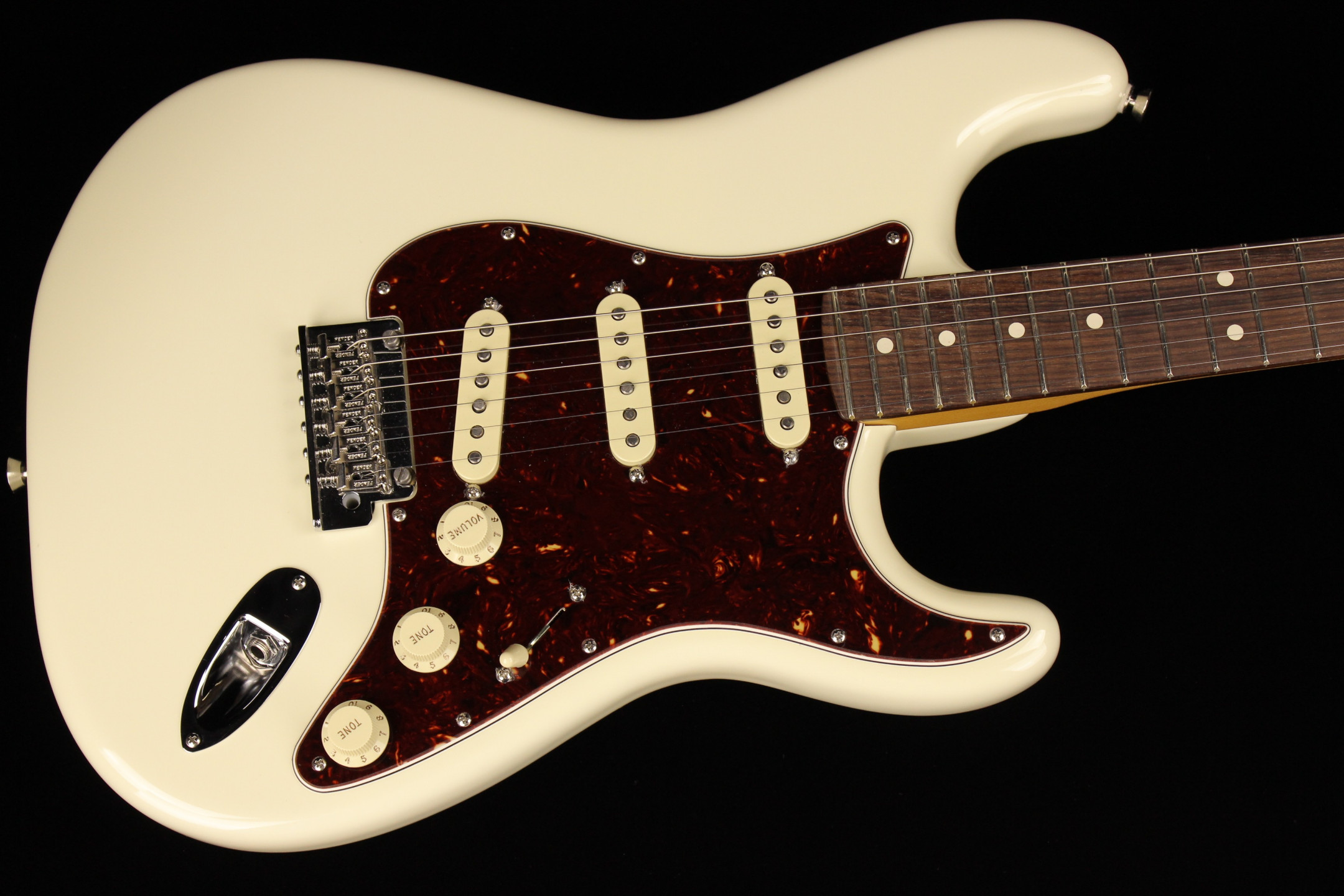 Fender American Professional II Stratocaster Olympic White SN US210011256 Gino Guitars