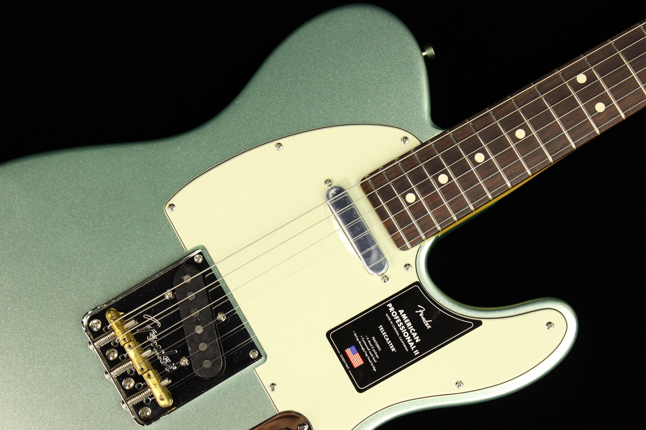 Fender American Professional II Telecaster Mystic Surf Green
