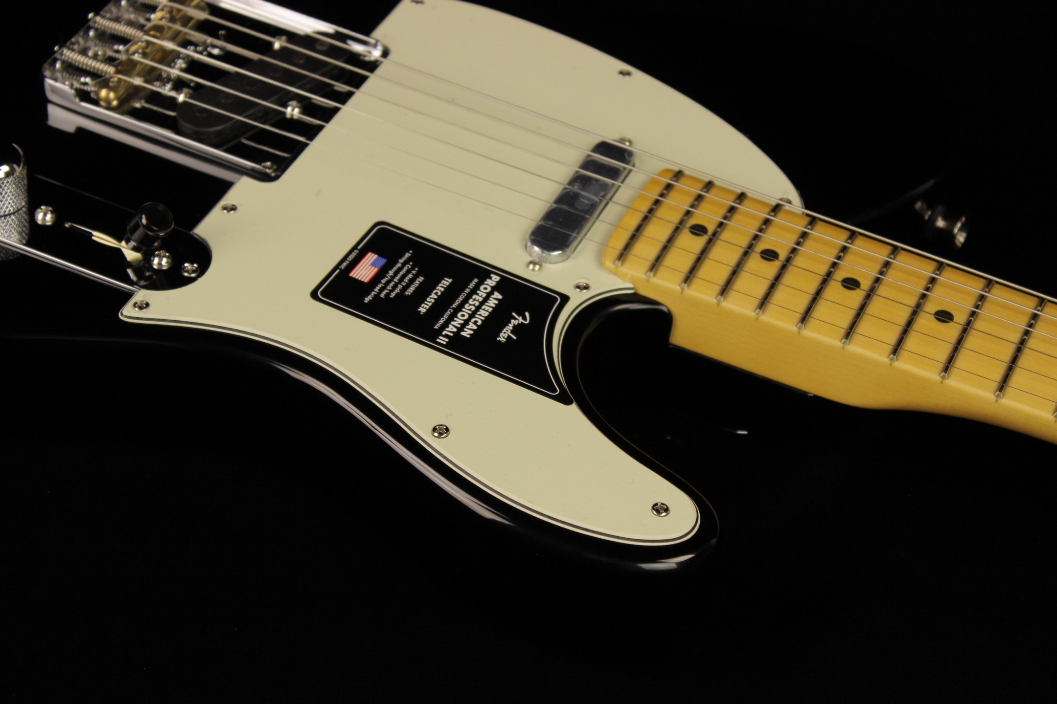 Fender American Professional II Telecaster Black (SN: US22004072 