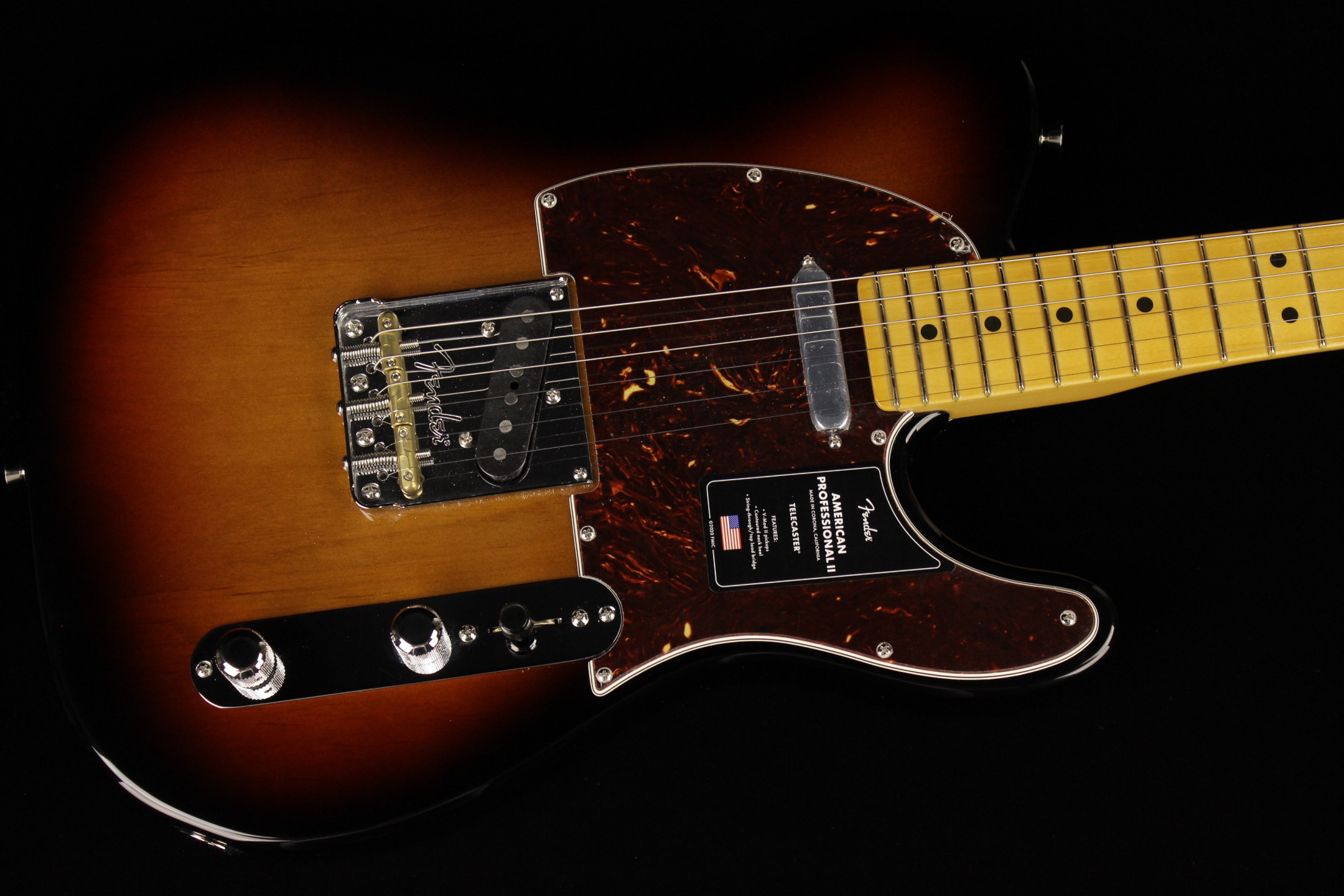 Fender American Professional II Telecaster 3-Color Sunburst (SN:  US210107375) | Gino Guitars