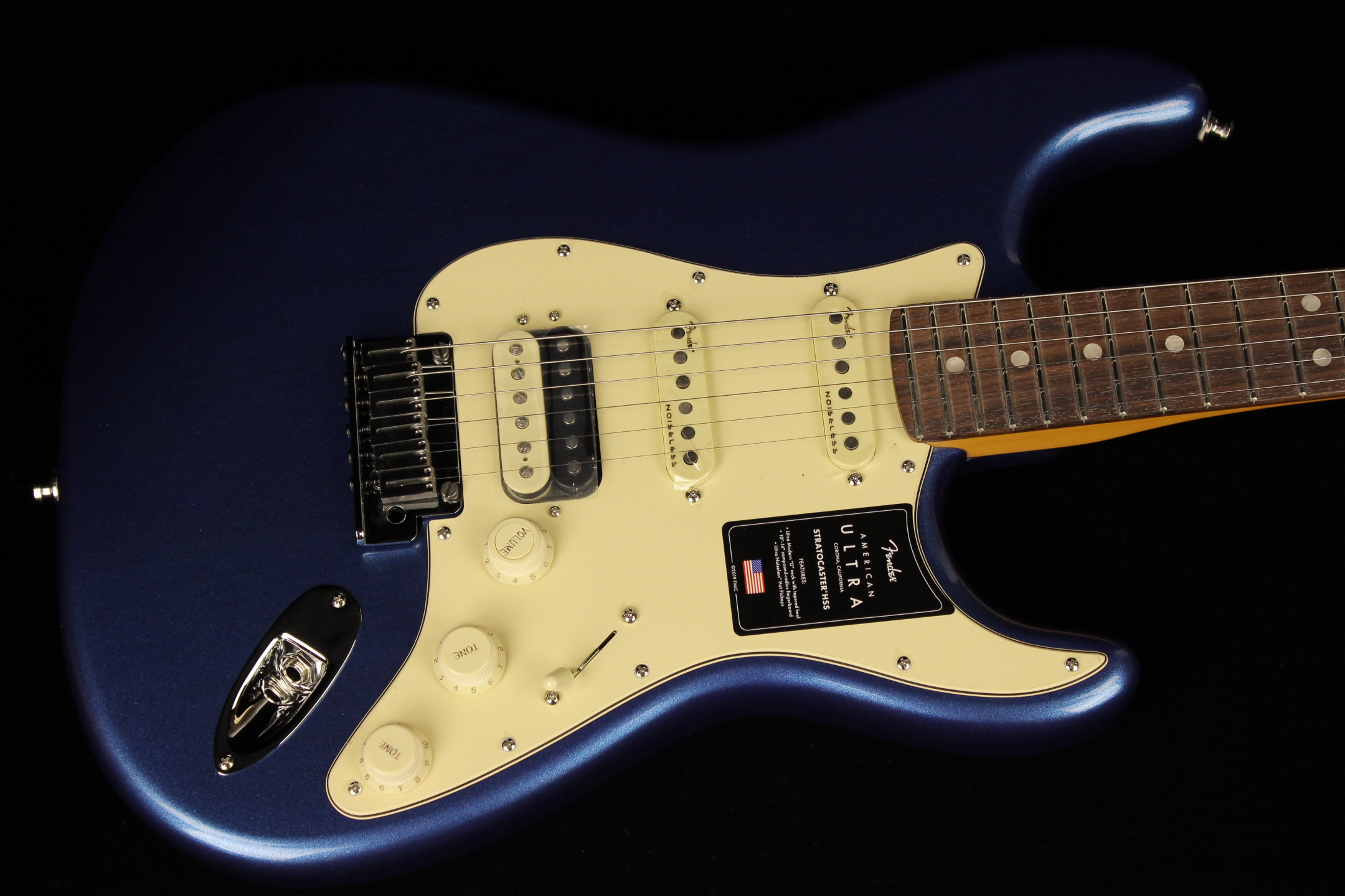 Fender American Ultra Stratocaster HSS Cobra Blue (SN