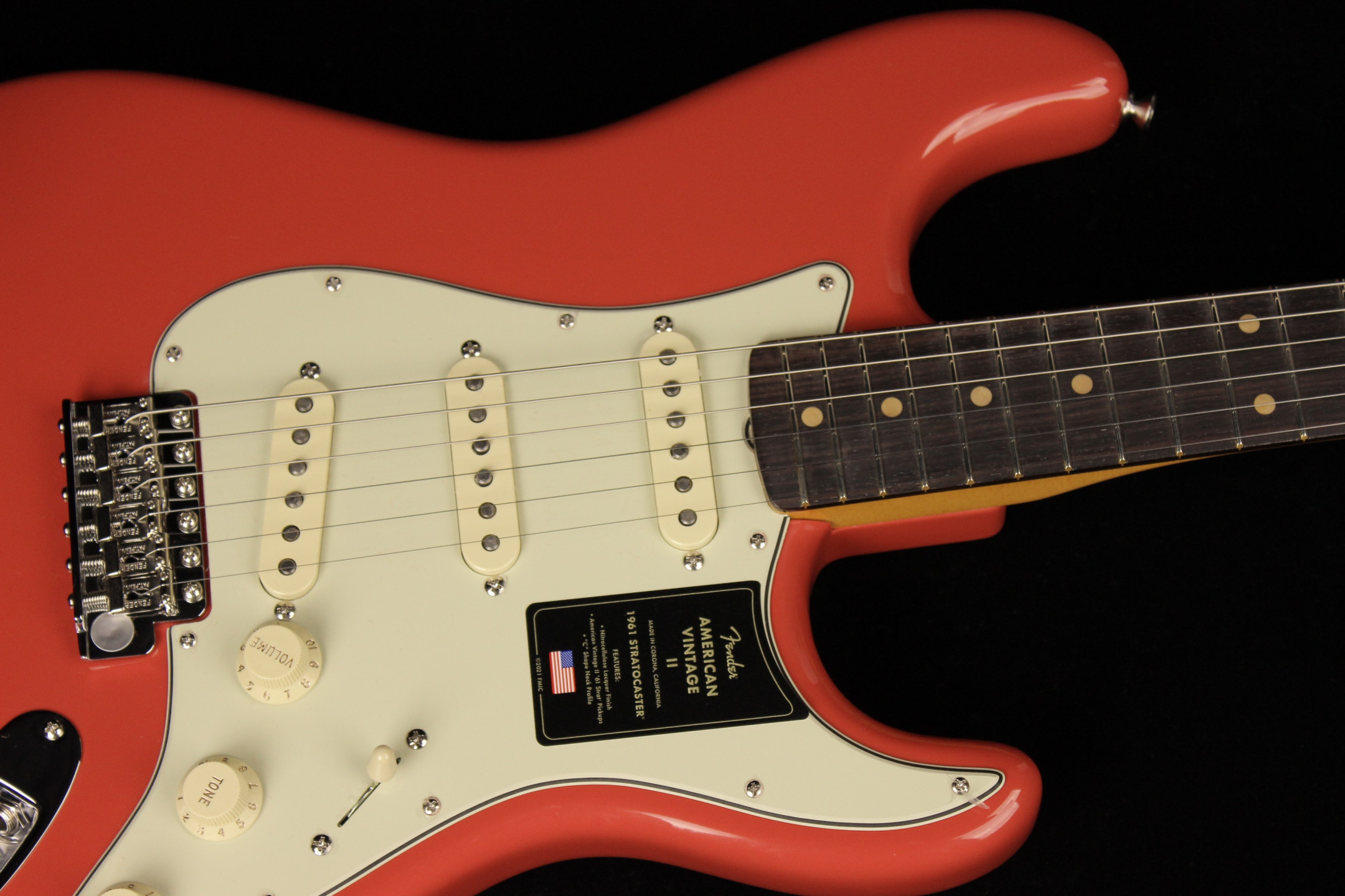 Fender American Vintage II 1961 Stratocaster Fiesta Red (SN