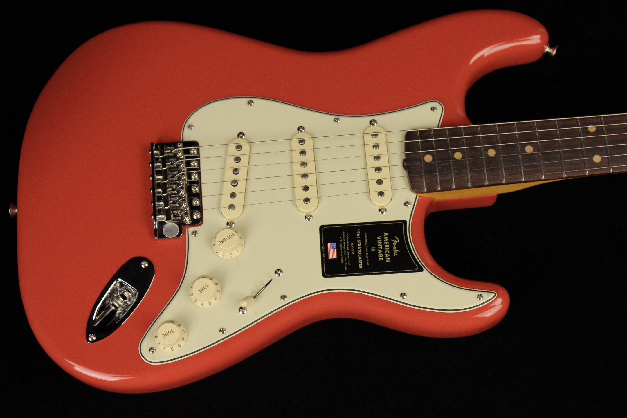 Fender American Vintage II 1961 Stratocaster Fiesta Red (SN