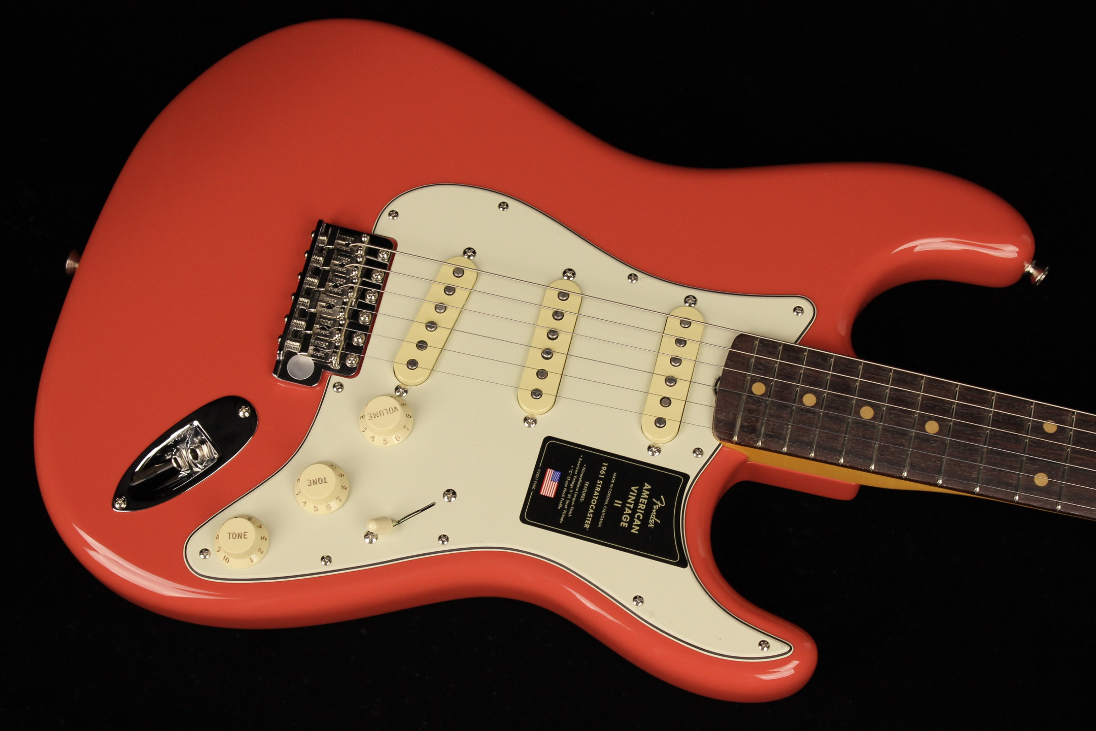 Fender American Vintage II 1961 Stratocaster Fiesta Red (SN
