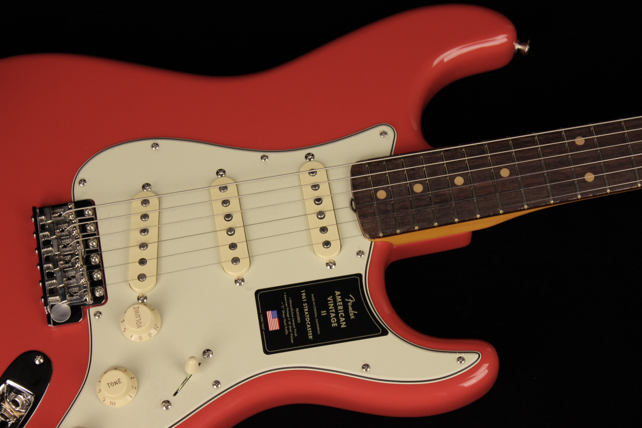 ギター Fender USA stratocaster Fender American Vintage II 1961 Stratocaster Electric Guitar