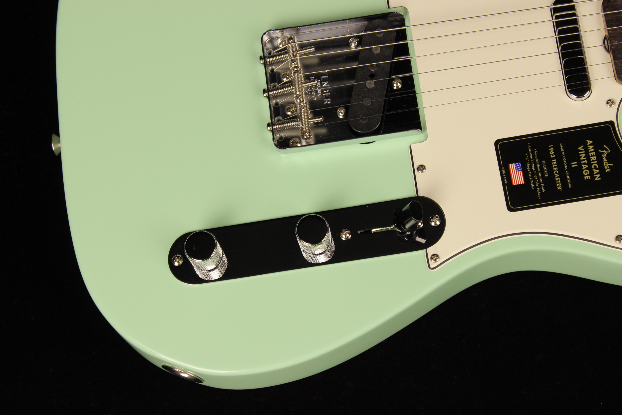 Fender American Vintage II 1963 Telecaster Surf Green (SN