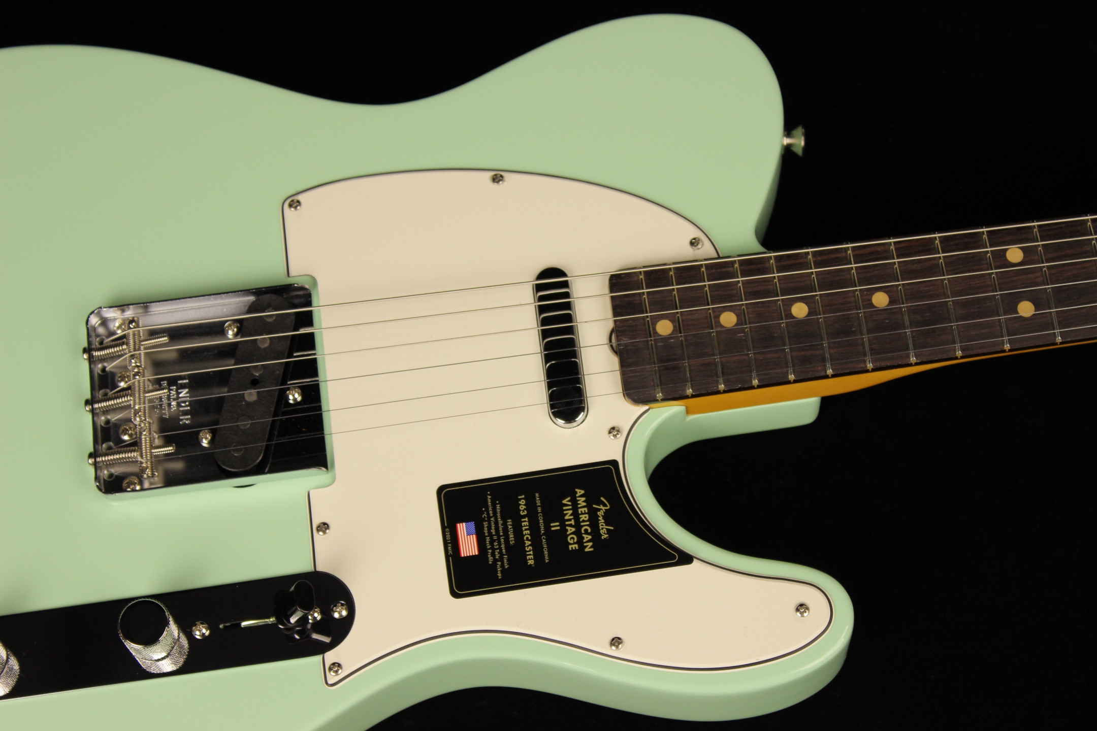 Fender telecaster surf green clearance