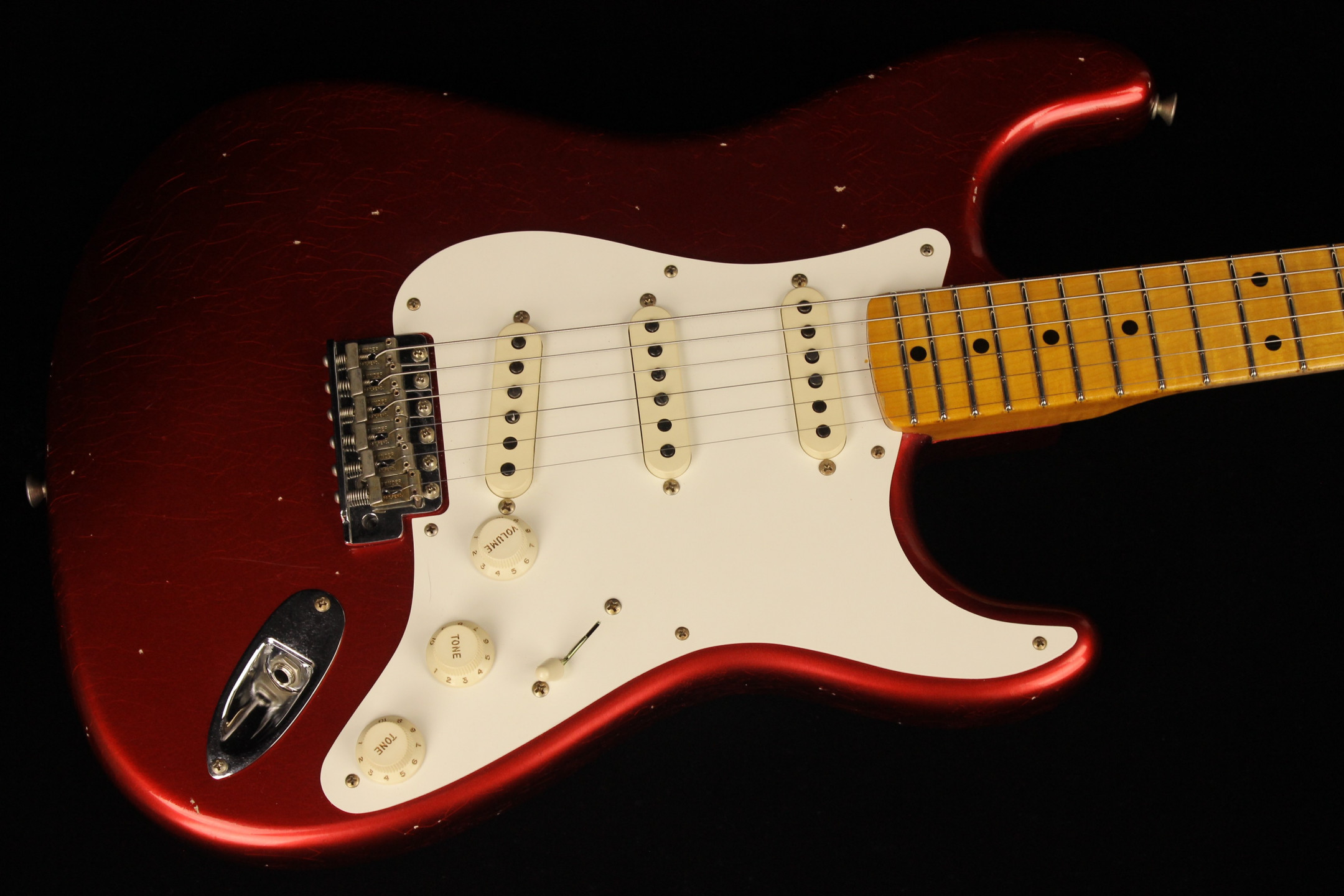 Fender Custom 1957 Stratocaster Journeyman Relic Candy Apple