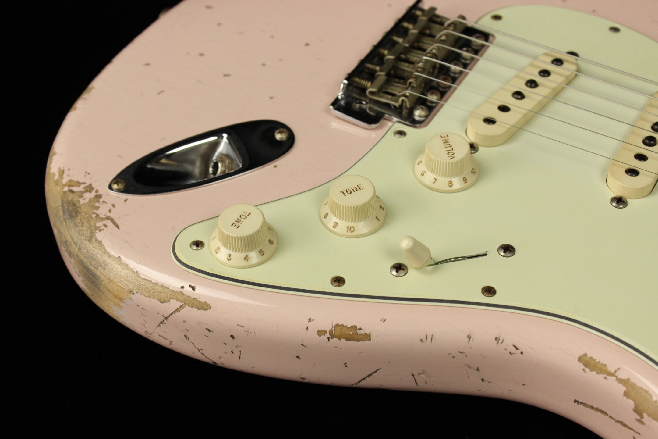 ギター Hard Relic Hand Wound PU 60s Strat Type Fender Custom Shop 1960s HSS Stratocaster Super Heavy Relic