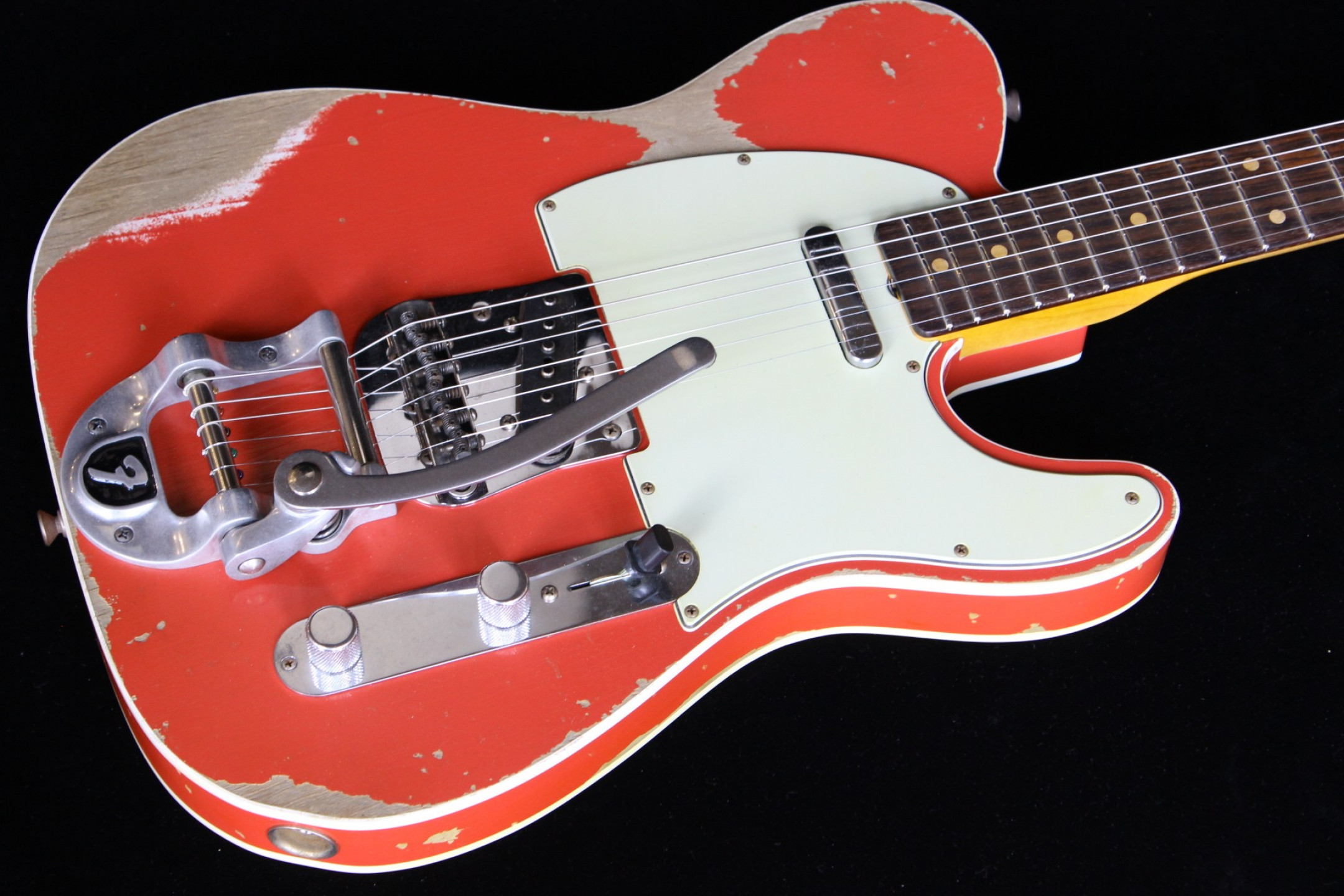 Fender Custom 1960 Telecaster Custom Heavy Relic Fiesta Red