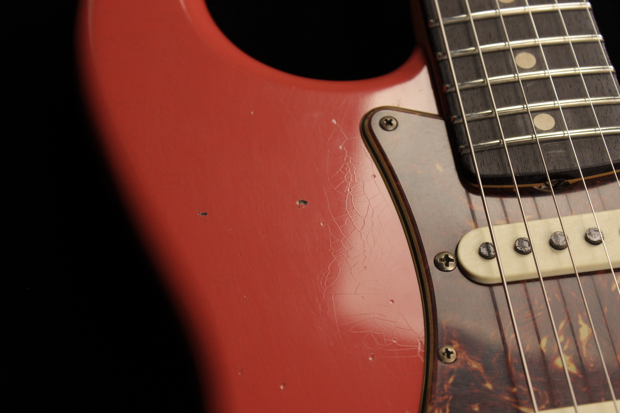 Fender Custom 1961 Stratocaster HSS Journeyman Relic Fiesta Red