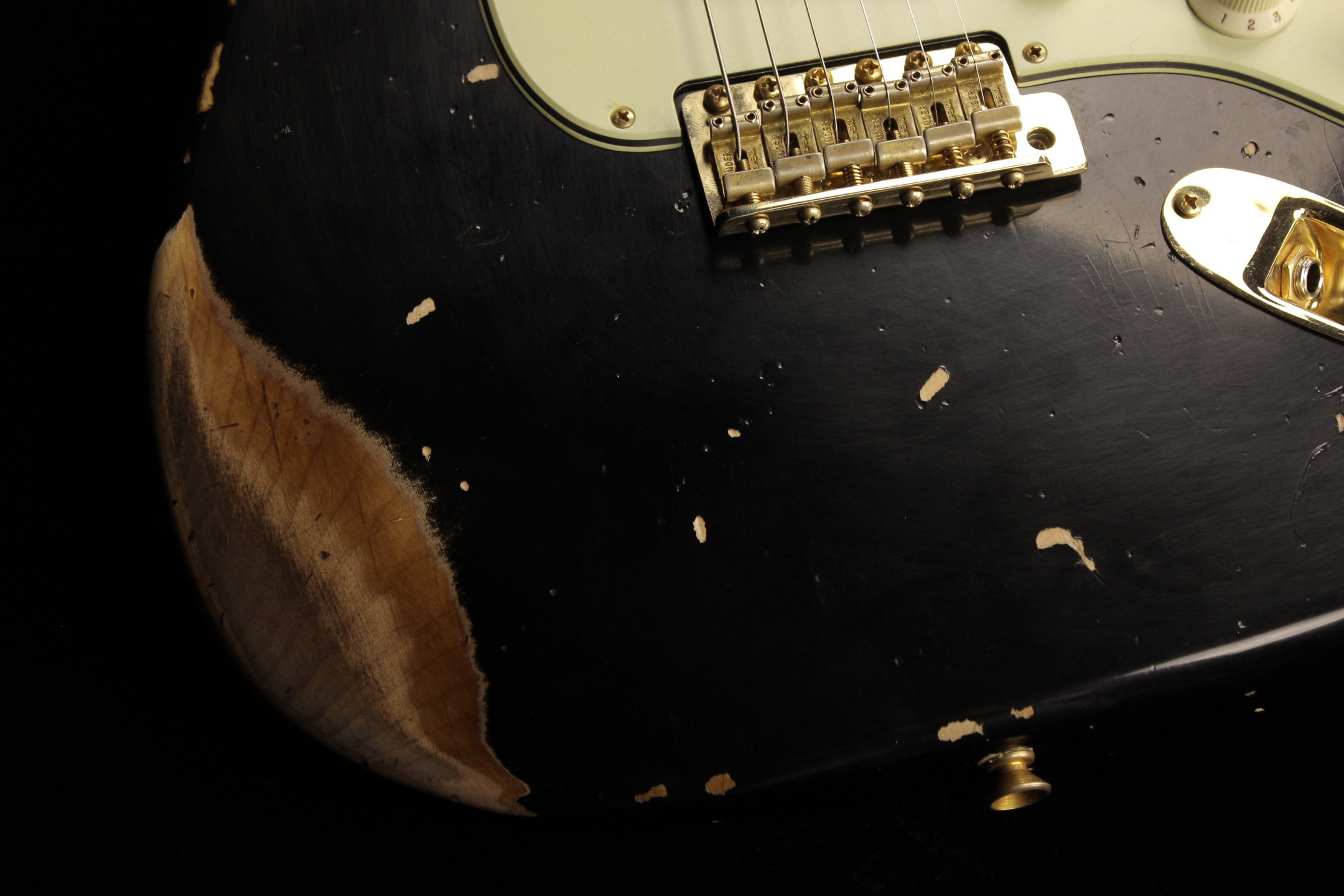 Fender Custom 1962 Stratocaster Heavy Relic Black (SN