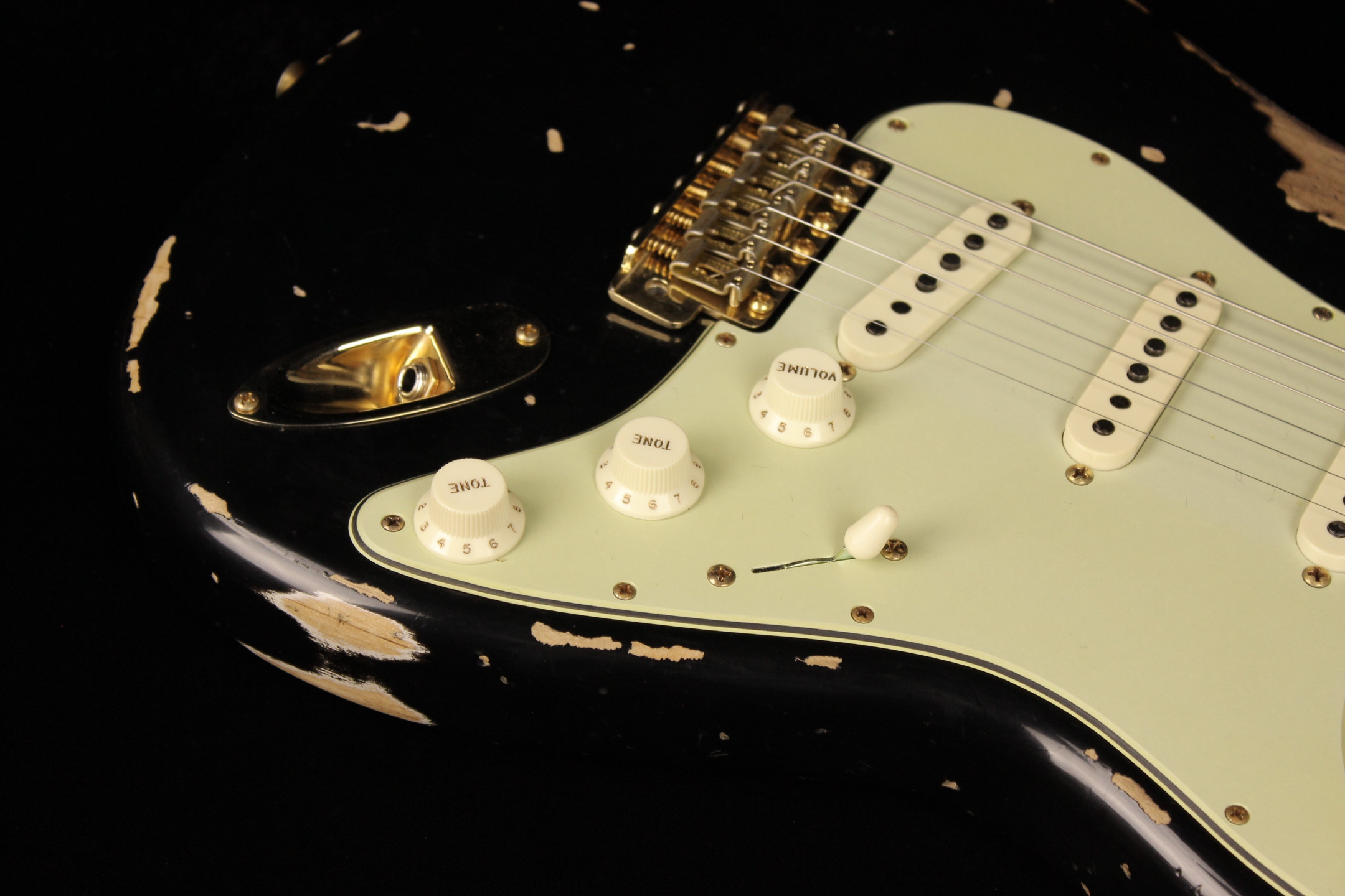 Fender Custom 1962 Stratocaster Heavy Relic Black (SN