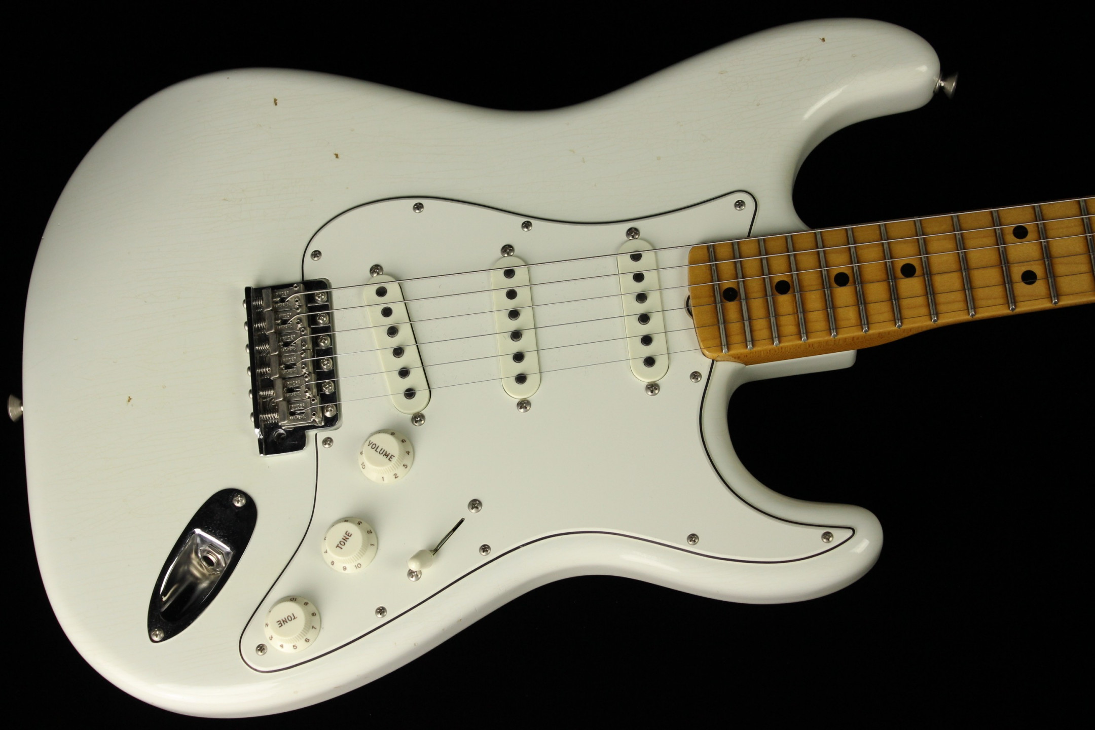 Signature　Custom　Journeyman　White　Gino　Fender　Olympic　VC0475)　(SN:　Guitars　Stratocaster　Hendrix　Child　Voodoo　Jimi　Relic