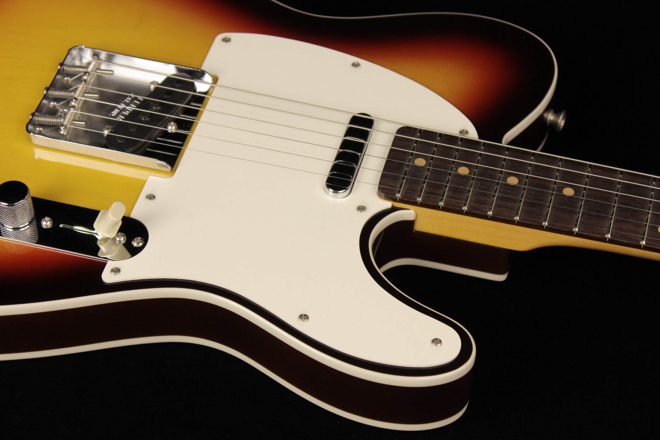 Fender Custom Vintage Custom 1959 Telecaster Custom Chocolate 3 Tone Sunburst SN R134272 Gino Guitars