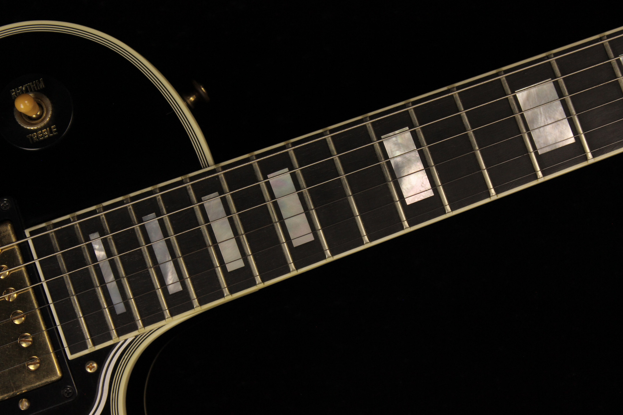 Gibson Custom 1957 Les Paul Custom 2-Pickup Bigsby VOS Ebony