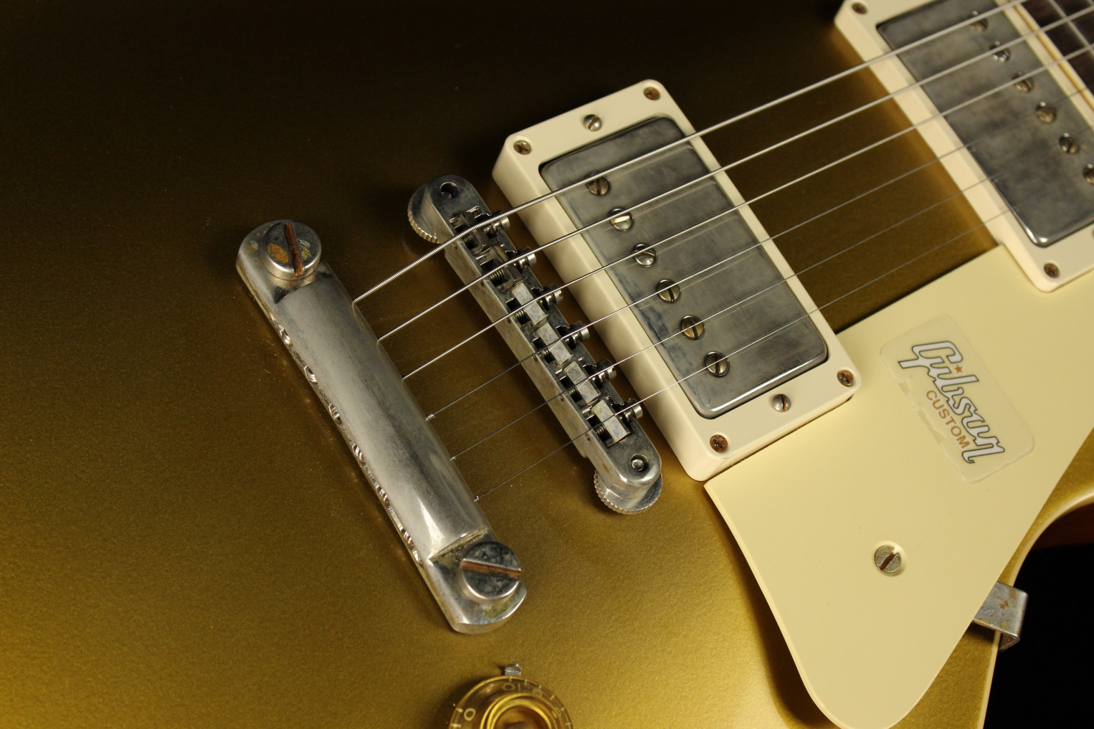Gibson Custom 1957 Les Paul Goldtop Reissue VOS Double Gold (SN: 79182) |  Gino Guitars