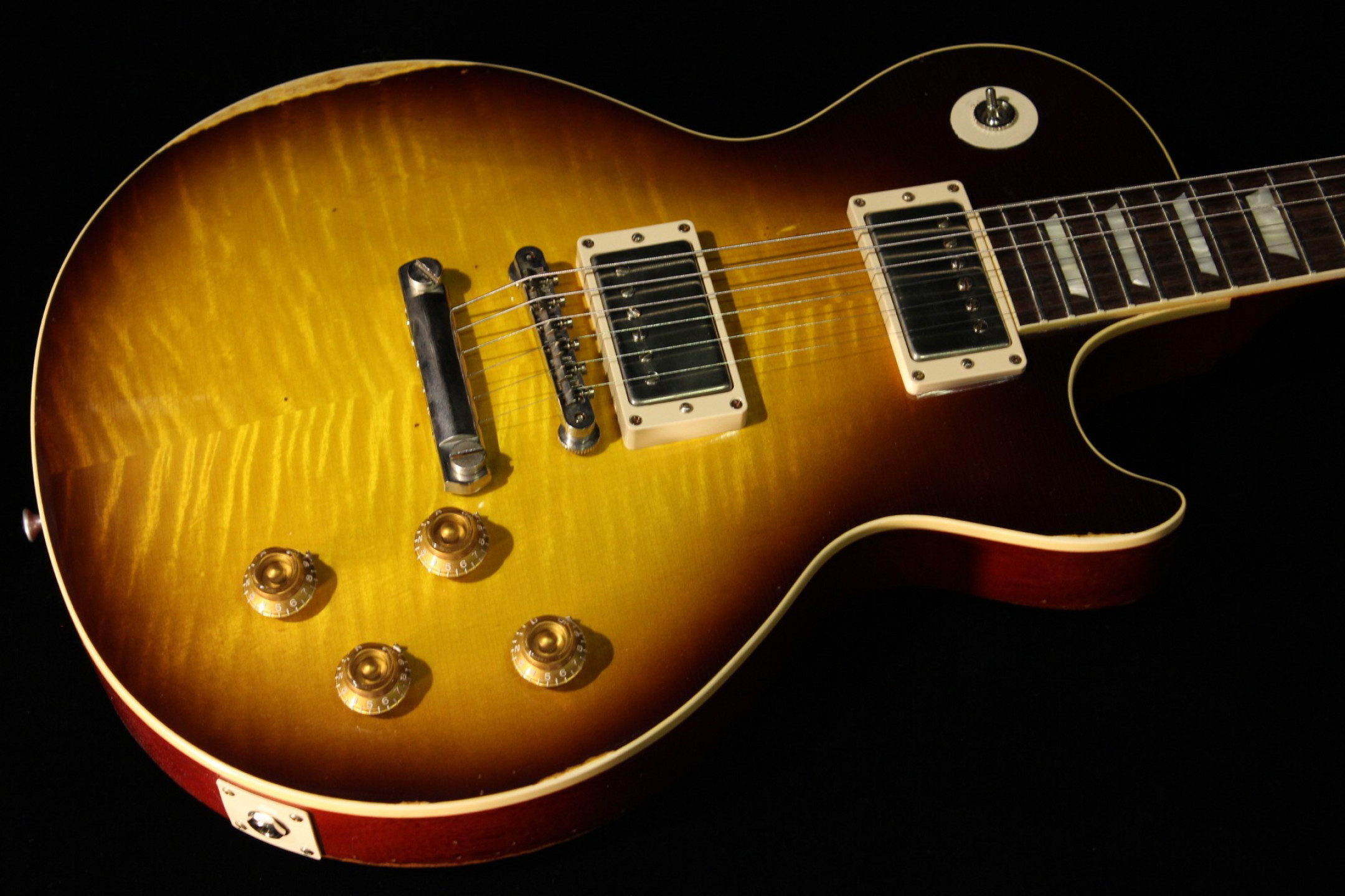 ギター Gibson CS 1958 Les Paul Reissue 2014 2014 Gibson CS 1958 Les Paul Reissue Figured Top Electic