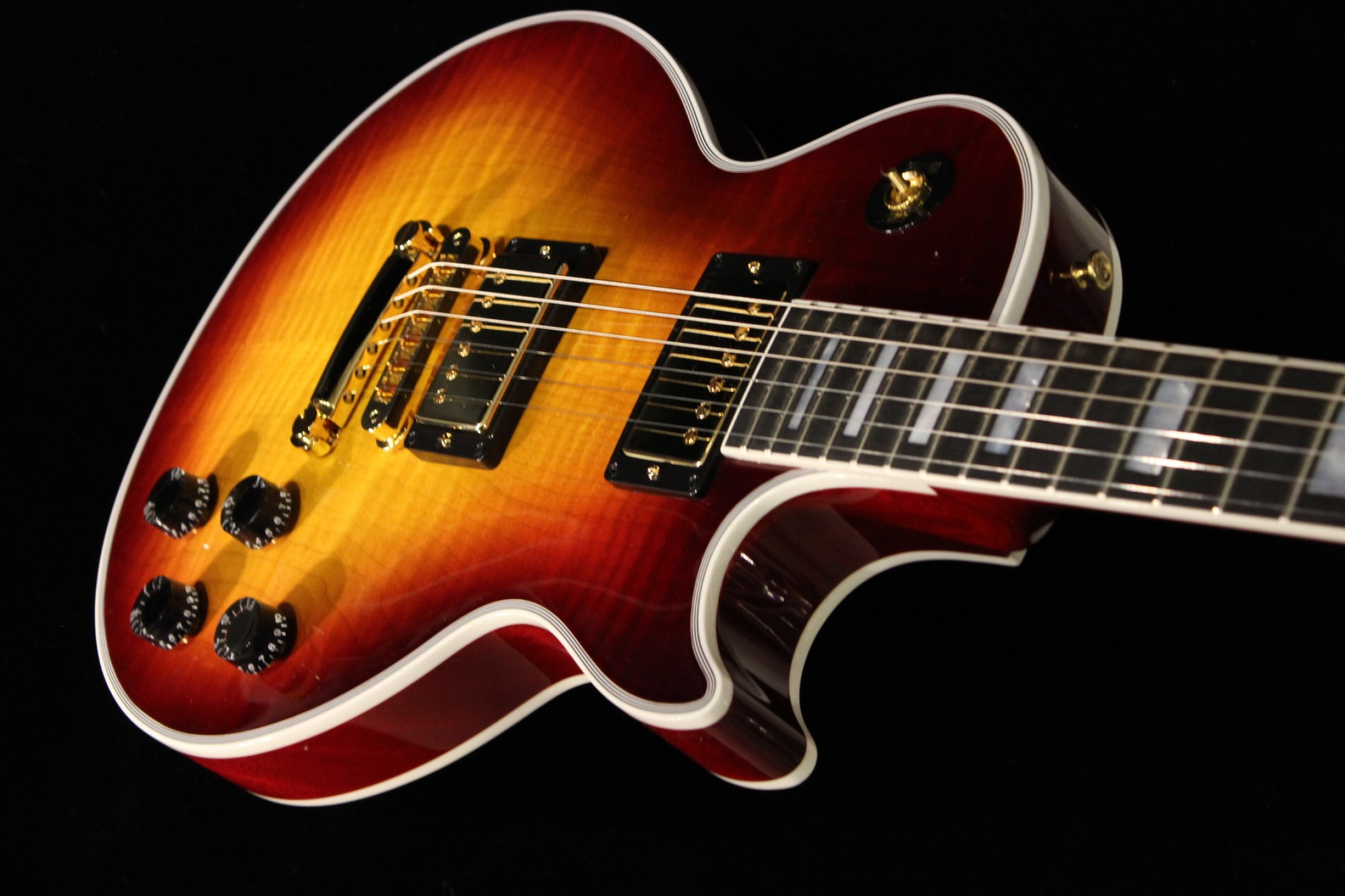 Gibson Custom Les Paul Custom Figured Handpicked Bourbon