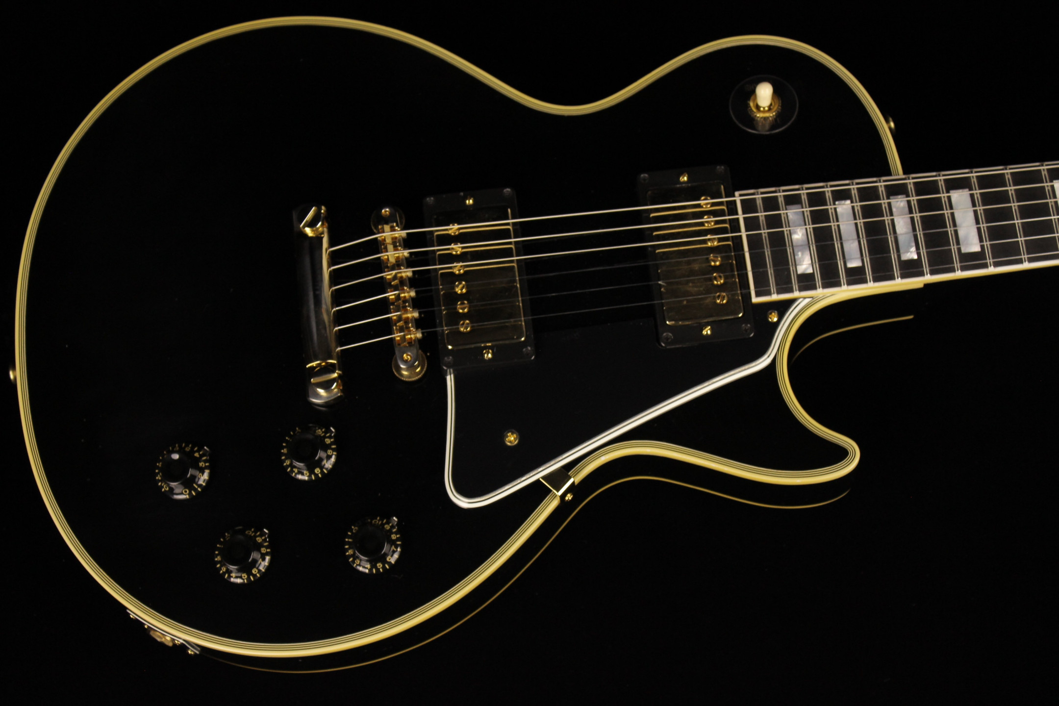 Gibson Custom Murphy Lab 1957 Les Paul Custom Reissue Black Beauty