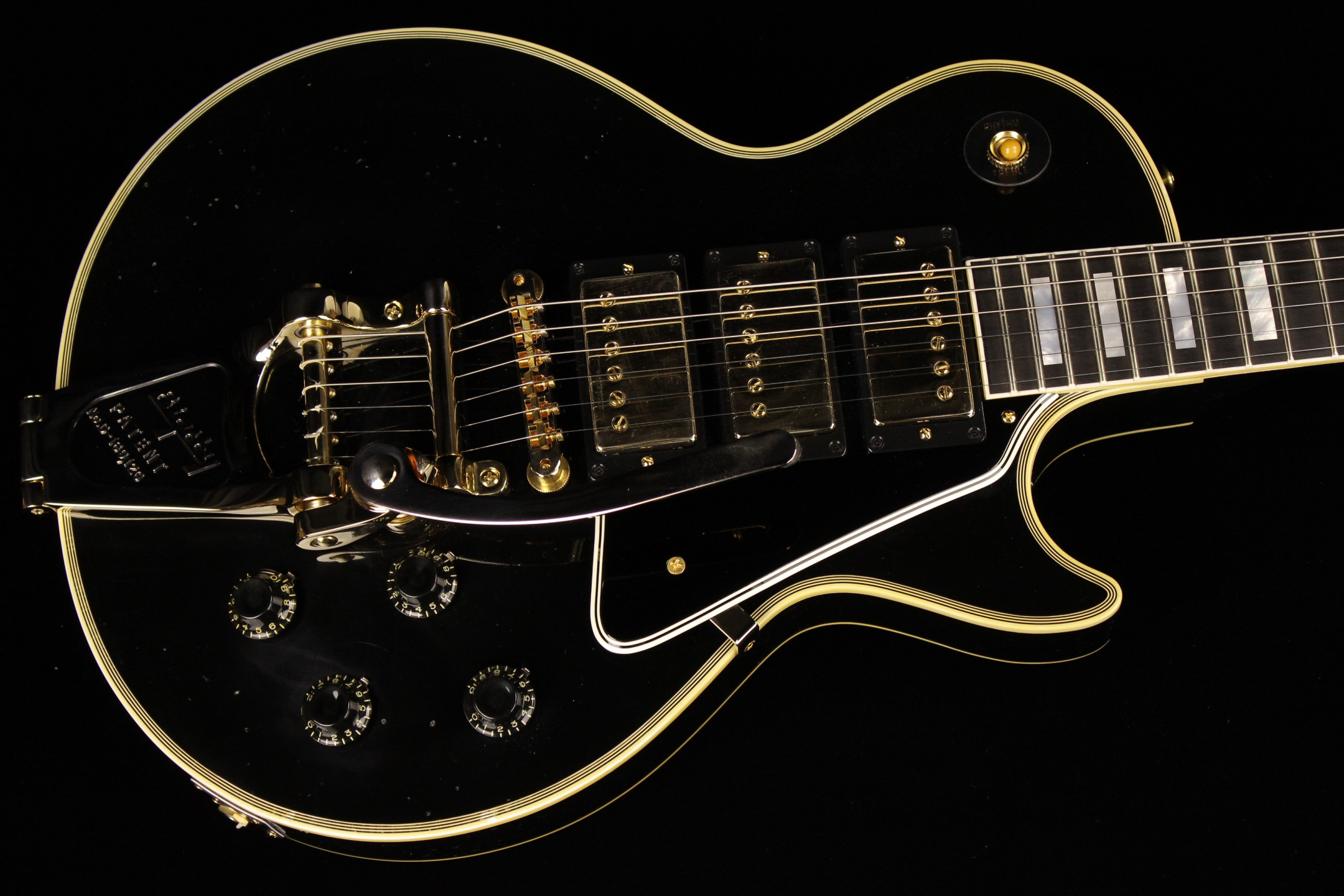 Gibson Custom Murphy Lab 1957 Les Paul Custom Reissue Black Beauty