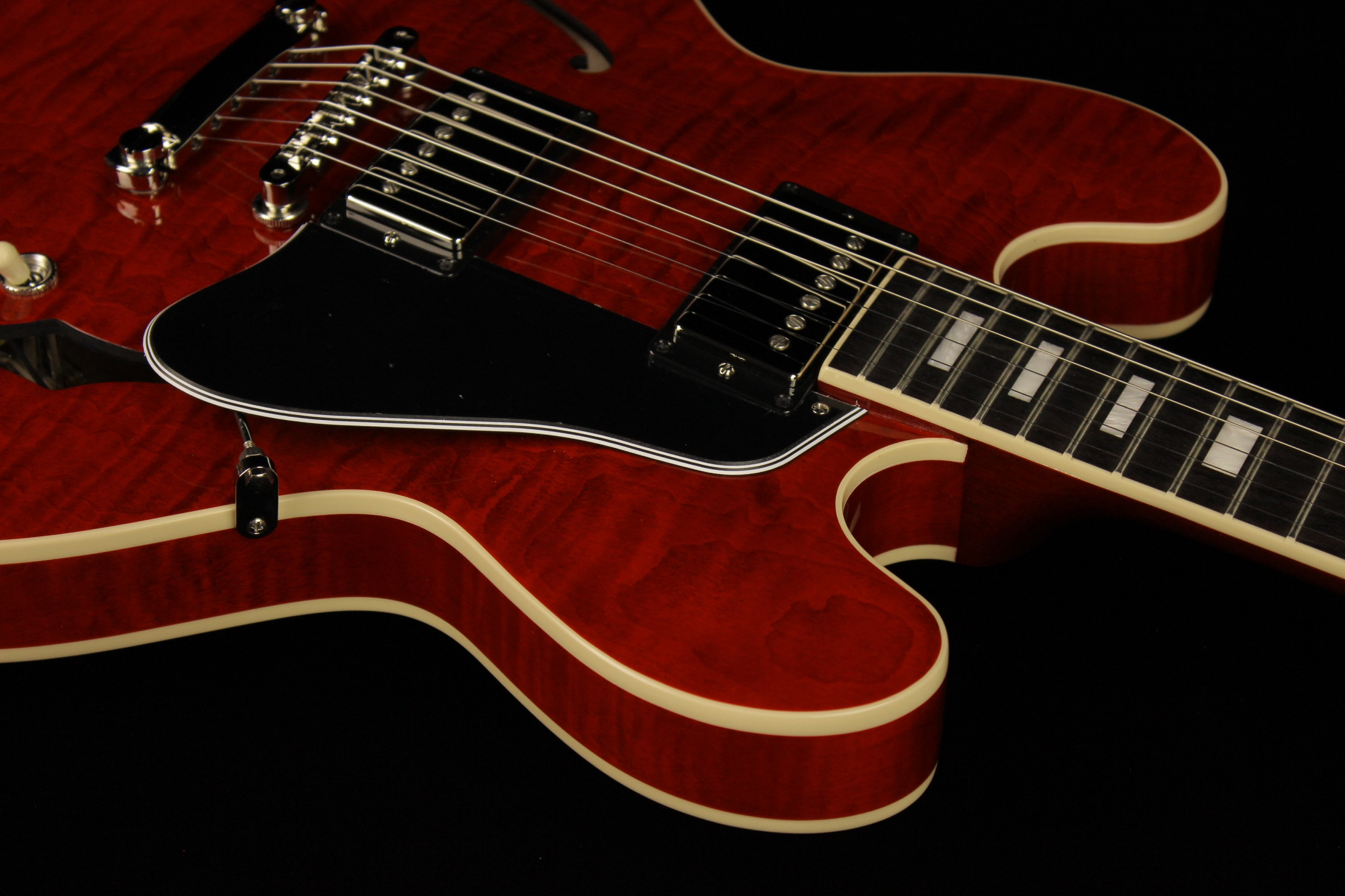 ギター Gibson ES-335 60s Cherry figured gibson-gibson-es-335-figured-