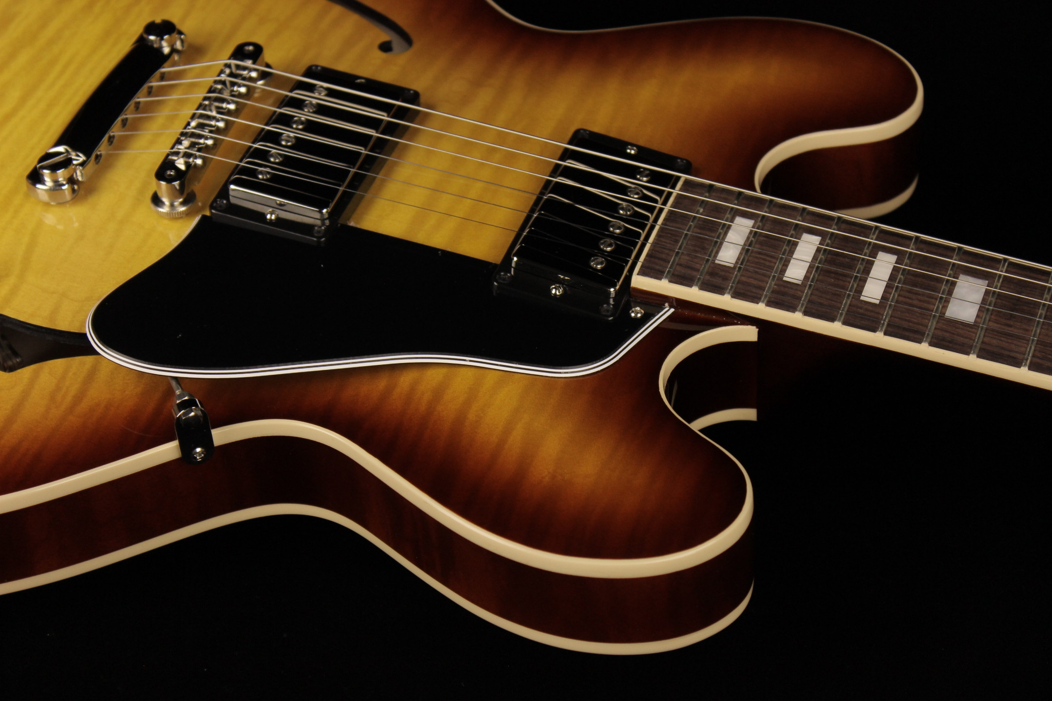 Gibson ES-335 Figured Iced Tea (SN: 213230213) | Gino Guitars