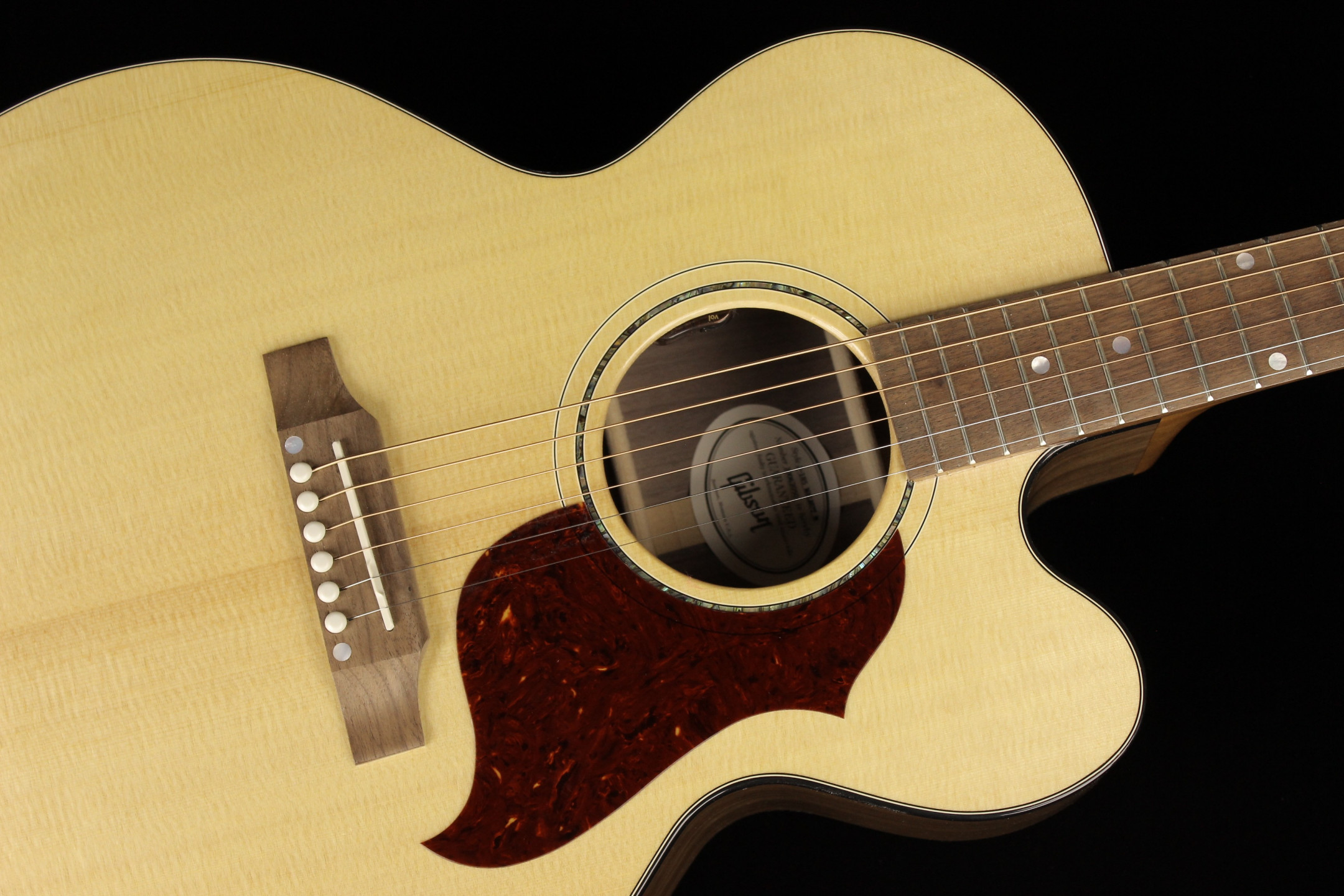 Gibson J 185 EC Modern Walnut Antique Natural SN 20062050 Gino Guitars