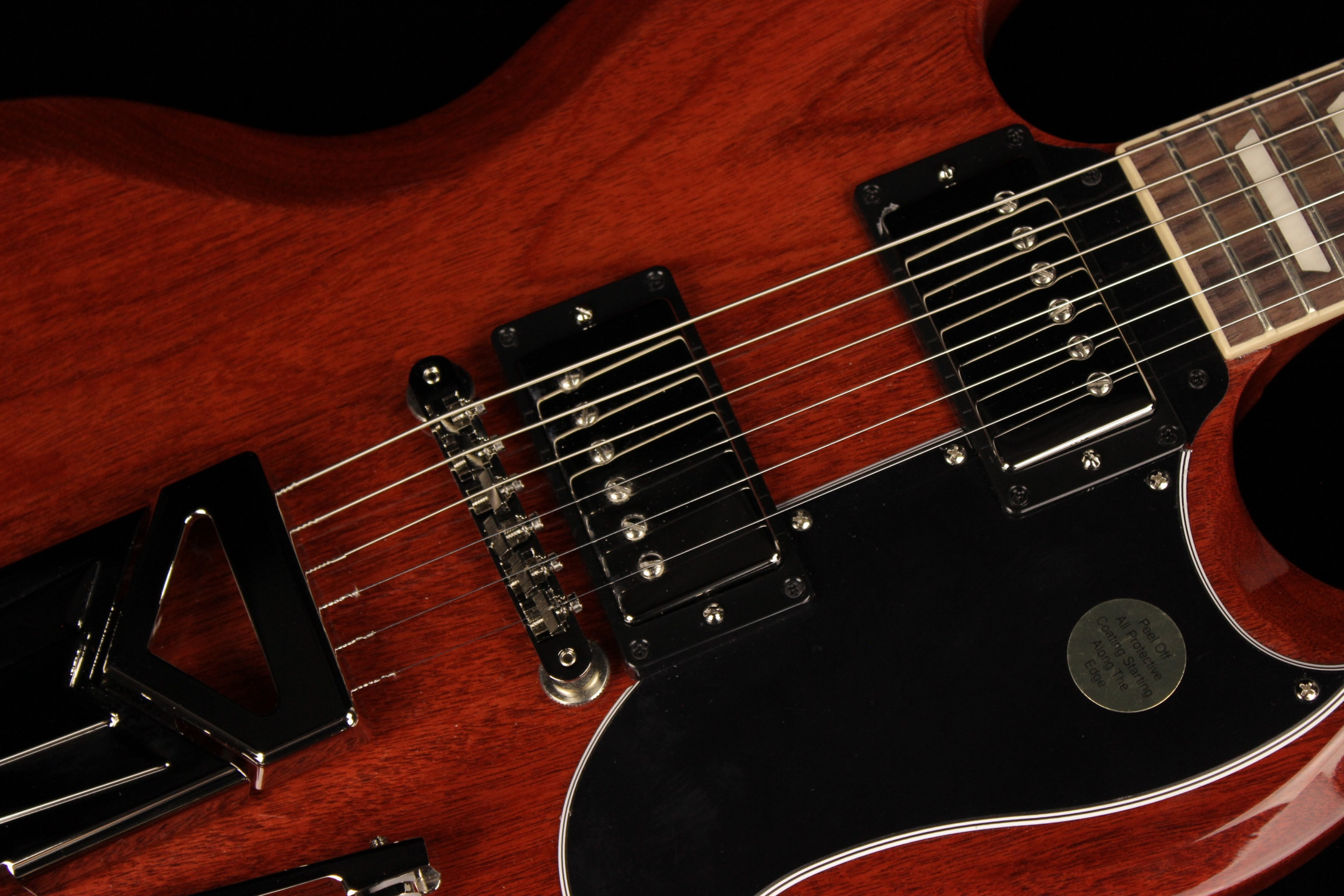 Gibson SG Standard '61 Sideways Vibrola Vintage Cherry (SN