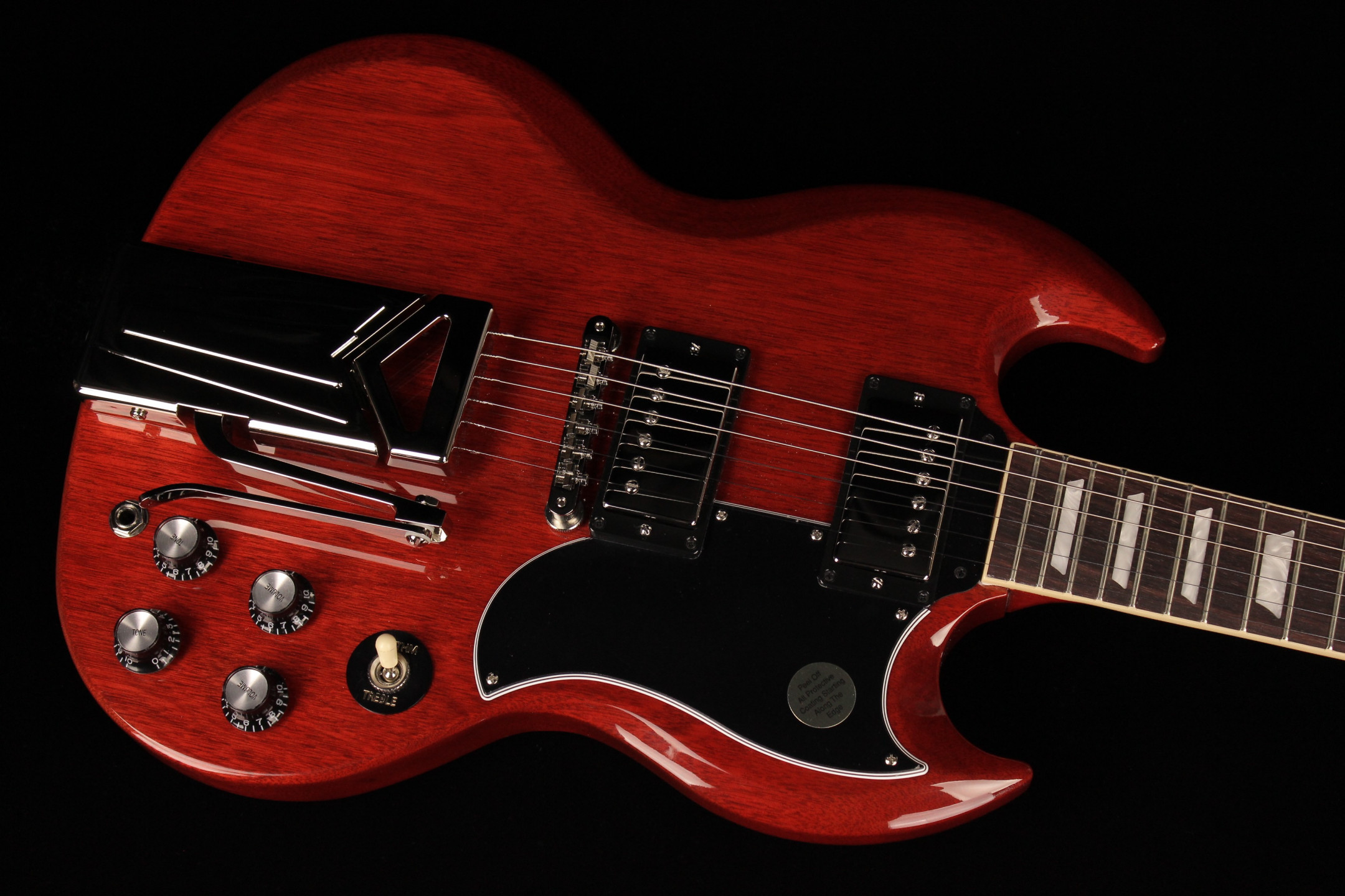 Gibson SG Standard '61 Sideways Vibrola Vintage Cherry (SN