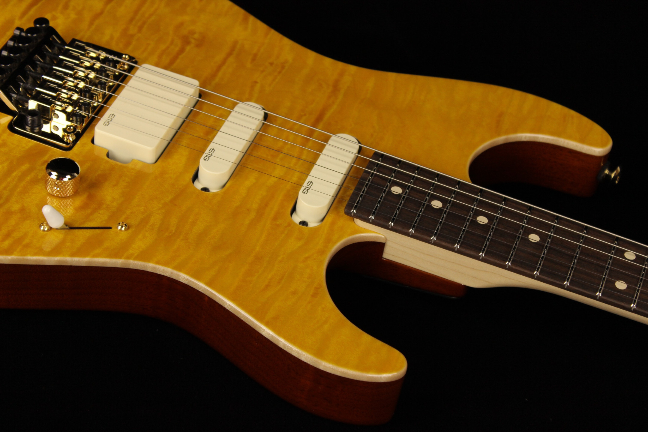 Suhr Standard Legacy FR Trans Caramel (SN: 73276) | Gino Guitars