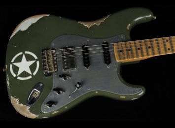 Fender Custom 1956 Stratocaster ARMY HSS Heavy Relic - ADG
