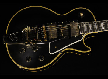 Gibson Custom 1957 Les Paul Custom Reissue "Black Beauty" 3-Pickup Bigsby VOS