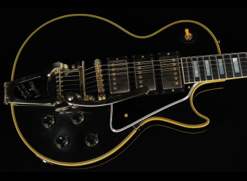 Gibson Custom 1957 Les Paul Custom Reissue "Black Beauty" 3-Pickup Bigsby VOS